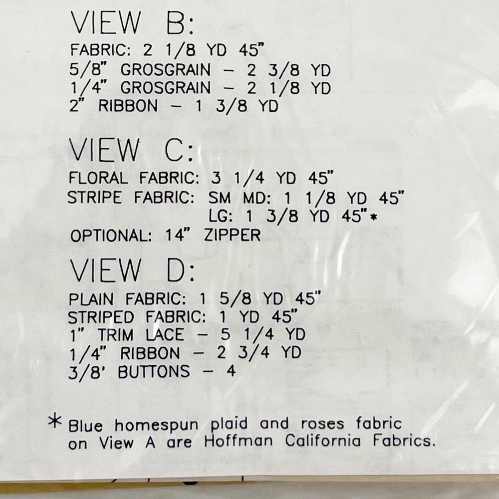 VTG 80s 90s Nautical Cottagecore Floral Top Dress Pattern Gooseberry Hills #165 - Picture 6 of 7